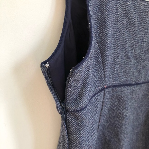 Wilfred Wool Navy Herringbone Jumper - Picture 5 of 5